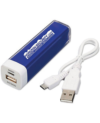 portable power bank charger with logo